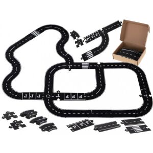 OEM Kreatív kirakós 2in1 út 40 elem