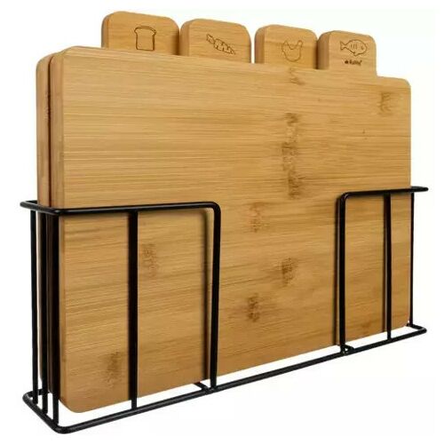 Bambusz vágódeszka - 4 db. Ruhy 19338 114178749