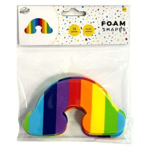Regenbogen-Schwammform, 12-teiliges Handwerksset 114180219 - Deko-Gummi