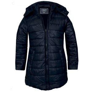 LOSAN тъмносиньо зимно яке с качулка, дълъг модел, размер 8 години - Бебе & Малко дете