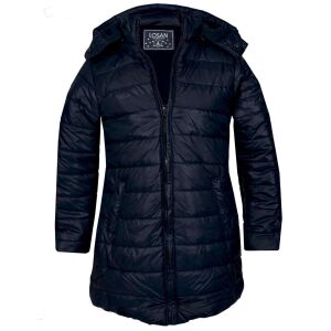 LOSAN tmavomodrá zimná bunda s kapucňou pre 16-ročné deti - Móda&obliekanie