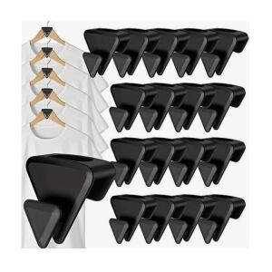 Szekrényrendező Akasztó 18 db szett, ruhafogas összekötő kampók - Gardrób rendszerező