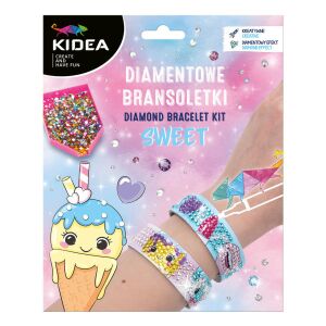 Kidea Sweet Gyémánt Karkötő Készítő Készlet - DIY Ékszerkészítő Szett Gyerekeknek - Kidea