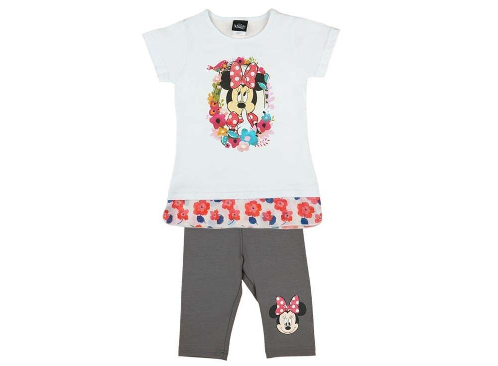 Disney 2 részes Szett - Minnie Mouse - szürke-fehér