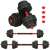 Springos Adjustable Dumbbells and Barbell with Spinlock Collars