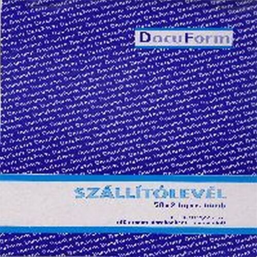 Szállítólevél Nyomtatvány - A5 - 50 db - Álló