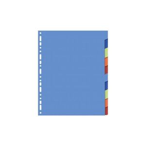 Exacompta Forever A4 Színes Elválasztólapok - 10 db 136077296 - Iratfűző kellék