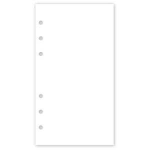 Realsystem utántöltő papír gyűrűs naptárhoz, üres lapok - REALSYSTEM