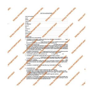 Munkaszerződés Nyomtatvány - A4 - 3 Oldalas 139216843 - Office Depot