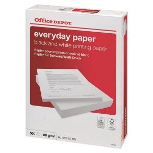 Office Depot Everyday A3 80g másolópapír - 500 lap - Office Depot