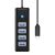 Orico HUB USB-C to 4x USB 3.0 5Gbps 0,15m Black (PW4U-C3-015-BK-EP-IP) 119358661