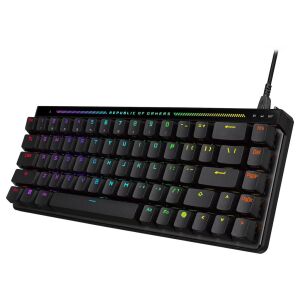 ASUS ROG Falchion Ace HFX mechanikus gaming billentyűzet, ferde nézet - Billentyűzet