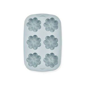 IRIS MIX szilikon muffin sütőforma, virág alakú, 6-os, világoskék - Főzőedény & Sütőedény