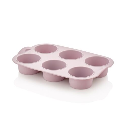 IRIS szilikon muffin sütőforma 6 muffinhoz, ferde nézet
