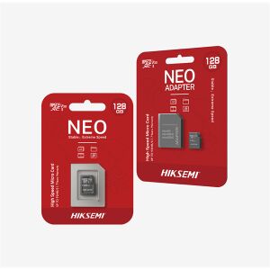 Hiksemi NEO 128GB Micro SD kártya adapterrel, nagy sebességű memóriakártya - Hikvision