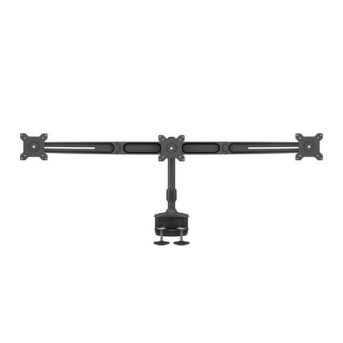 MULTIBRACKETS Asztali konzol (3 képernyős rögzítőkar), M VESA Desktopmount Triple Desk Clamp 15-24" (max.VESA:100x100mm) (7350105210372)