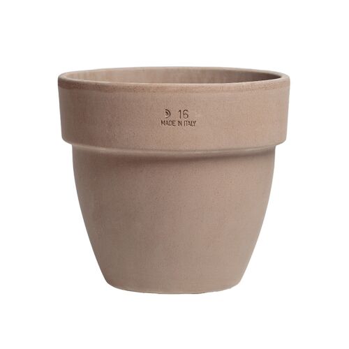 Palladio Vulcano 14cm terrakotta virágcserép, olasz gyártmány - Virágcserép