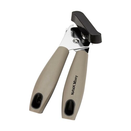 Nava Misty Can Opener, stainless steel with ergonomic handle