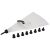 Nava Misty piping bag set with 9 interchangeable nozzles