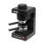 Szarvasi SZV-612/3 Mini Espresso Maker, black, angled view