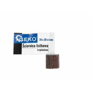 Csiszolókorong fejjel és rúddal, 20 x 20 x 6 mm, P60, Geko G78727 131335010 - Csiszoló kiegészítő