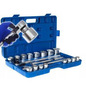 Комплект вложки Tagred TA205 от 21 части с тресчотка в син куфар - Tagred