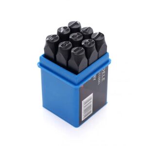 Комплект цифри за пробиване Kraft&Dele 8mm в син куфар - Набор от инструменти