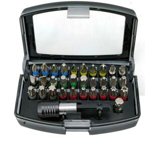 Отворен комплект битове Kraft&Dele с 32 части и адаптер - Набор от инструменти