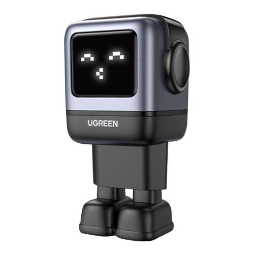 Ugreen Nexode RG Robot GaN 65W zidni punjač s 2 USB-C i 1 USB-A priključkom, siva