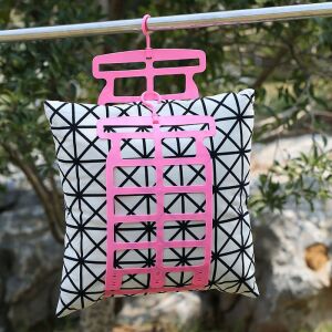 Multifunktionaler Kissen-Trocknungsbügel in Rosa 114209772
