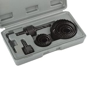 Set de 16 burghie cu coroană în cutie pentru tăiere precisă în lemn și rigips - Accesorii pentru unelte