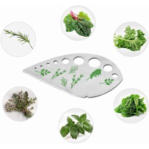Colaj Flippy tocător de plante aromatice care arată diverse plante aromatice și utilizări - Tocatoare de bucătărie