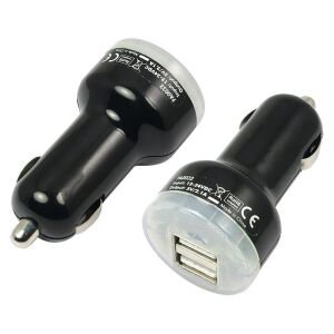 DUAL szivargyújtós USB autós töltő két eszközhöz 114219910 - Autós töltő