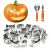 24 darabos Halloween Tökfaragó Készlet - Komplett Eszközcsomag Kreatív Tökfaragáshoz 114212453