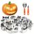 24 darabos Halloween Tökfaragó Készlet - Komplett Eszközcsomag Kreatív Tökfaragáshoz 114212453