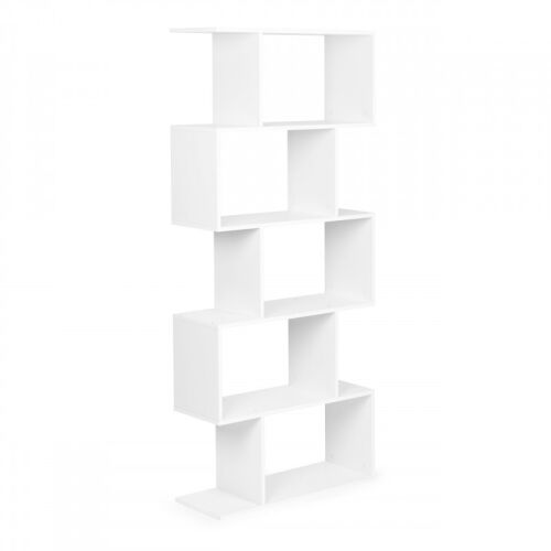 Moderner kariertes Regal für 5 weiße Bücher im Wohnzimmer 114213046