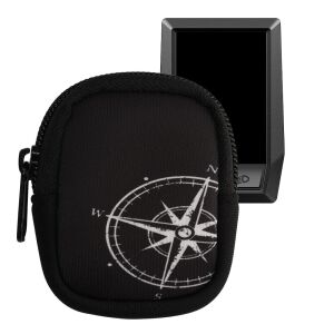 Husa GPS Kwmobile pentru Garmin Kiox/Kiox 300, Negru/Alb, Neopren, 55742.06 114213979 - Huse Telefoane, HDD și GPS