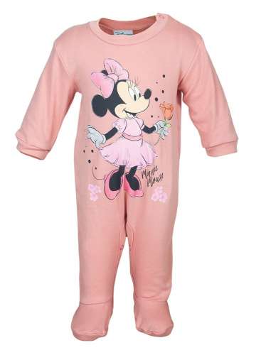 Disney hosszú ujjú Rugdalózó - Minnie Mouse #rózsaszín - 62-es méret 30400225