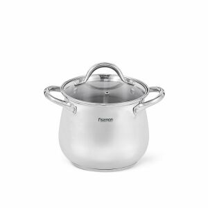 Fissman FAVIO Edelstahltopf mit Deckel, 4 Liter - Töpfe