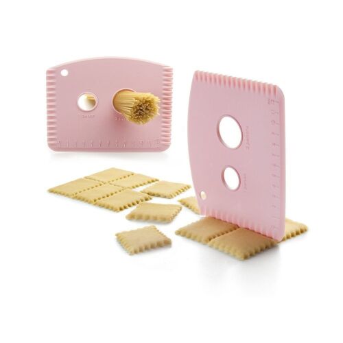 Ibili Teigschaber, Kunststoff, 12x12 cm, rosa 114214737