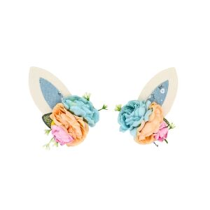 Zestaw 2 klipsów z uszami Zooky w kolorze biało-niebieskim 114214984 - Spinka do włosów, kratka do włosów