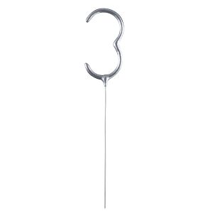 Kuchen funkelndes Feuerwerk, Nummer 3, Amscan 114215029 - Amscan