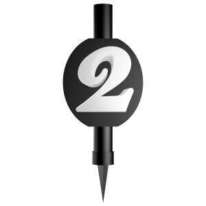 Topper na ciasto, „Błyszcząca fontanna”, rysunek 2, Amscan 114215040 - Amscan