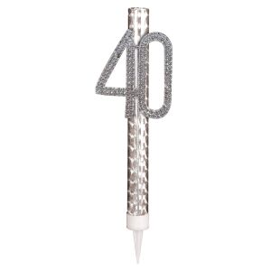 Ohňostroj na tortu, 40 rokov, "Sparkle Celebration", Amscan 114215053 - Amscan