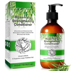 Balsam de Par cu Rozmarin pentru Cresterea Parului si Intarirea Firului de Par, Infuzat cu Biotina, NOVA KISS®, 300 ml 114215096 - Balsam de păr