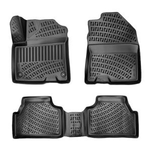 Sada gumových autokobercov na mieru pre Hyundai Kona Electric 2017 - Autokoberce