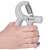 Springos adjustable hand grip strengthener, 20-50 kg resistance, grey and pink, shown in use