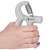 Springos adjustable hand grip strengthener, 20-50 kg resistance, grey and pink, shown in use