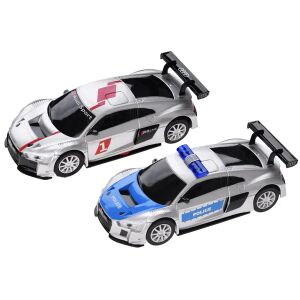 Elektromos autó rally versenypálya 2 autó AUDI útvonal 8m RC0620 114301787 - Autópálya & Parkolóház