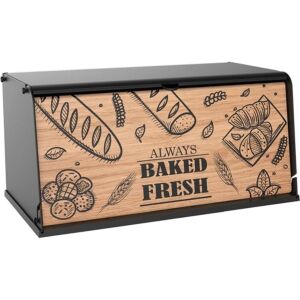 Brotkasten Klappbarer Holzdeckel STO-6652 Sinbo
